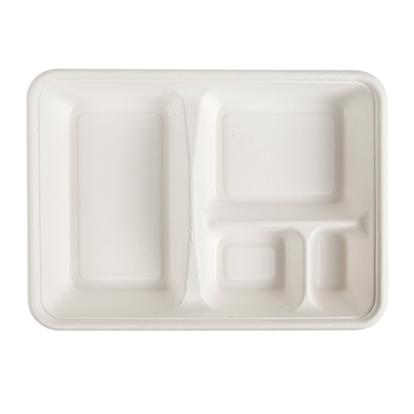 4-compartment tray
