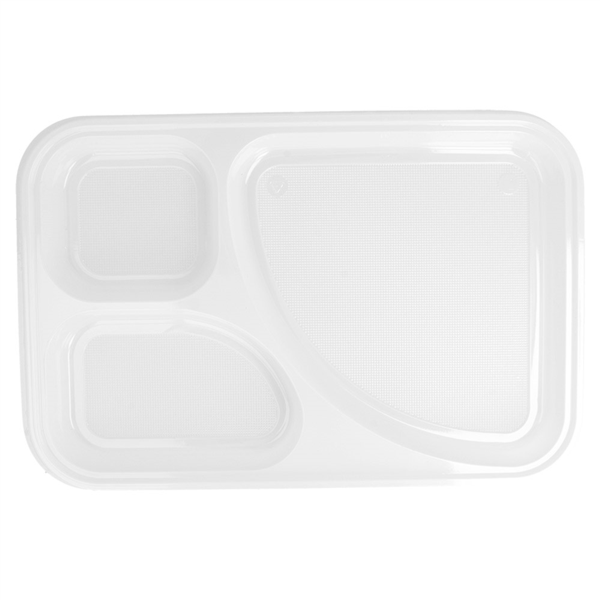 3-compartment tray