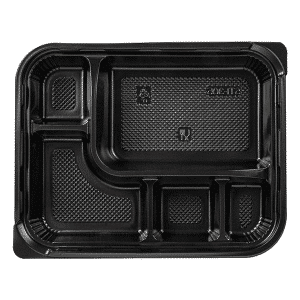Lunchbox met 4 compartimenten en deksel