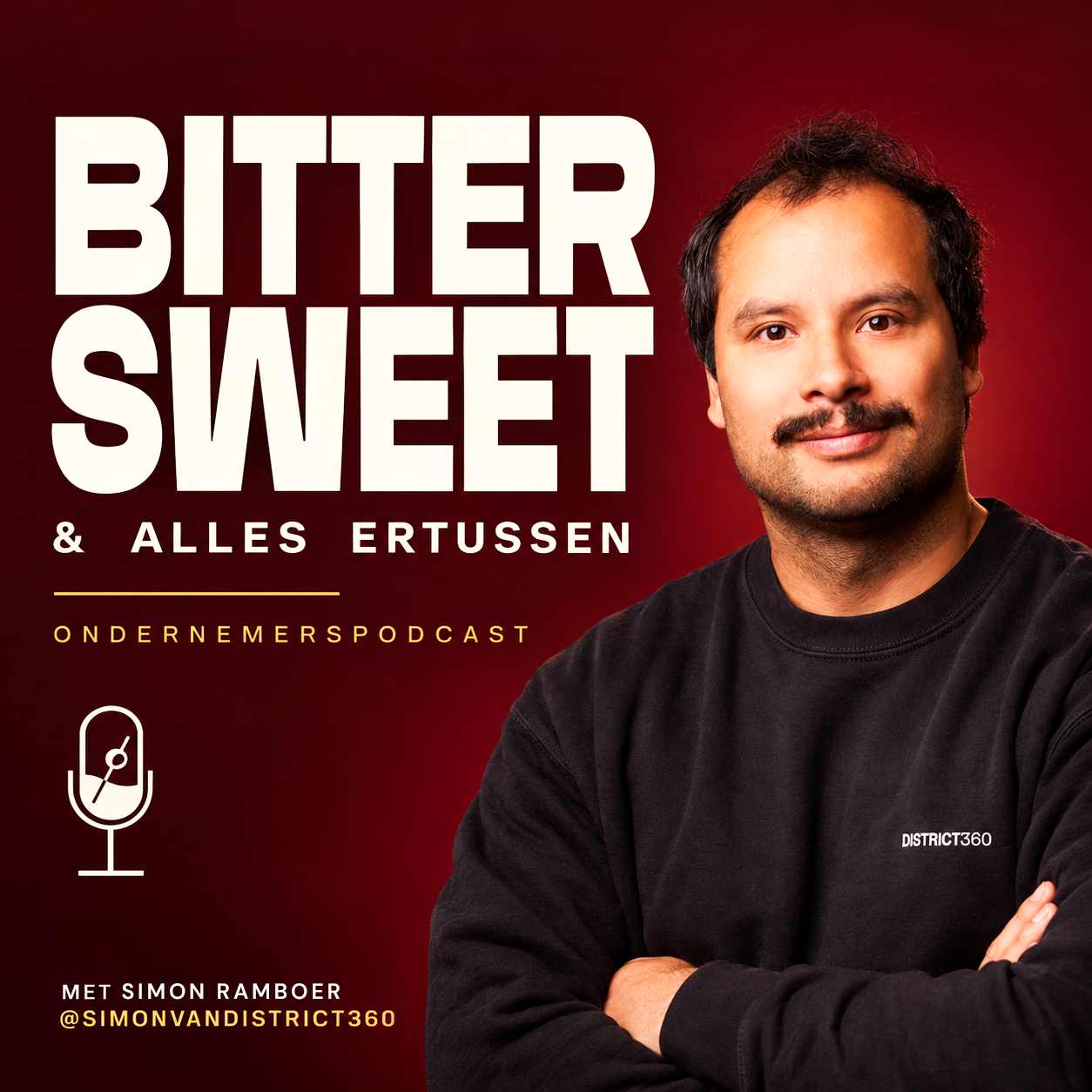 cover bittersweet & alles ertussen - ondernemers podcast met Simon Ramboer
