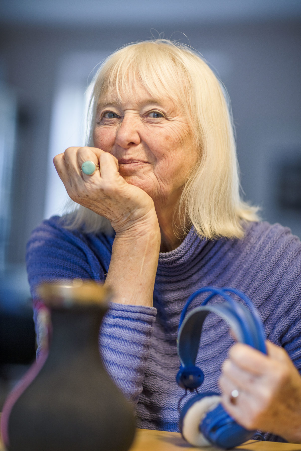 GUNVOR BJERRE, 77 år, journalist og podcaster