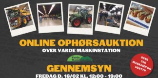 Ophørsauktion Varde Maskinstation A/S