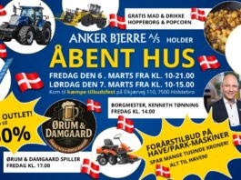 Kom til kæmpe ÅBENT HUS med tonsvis af maskiner hos Anker Bjerre A/S