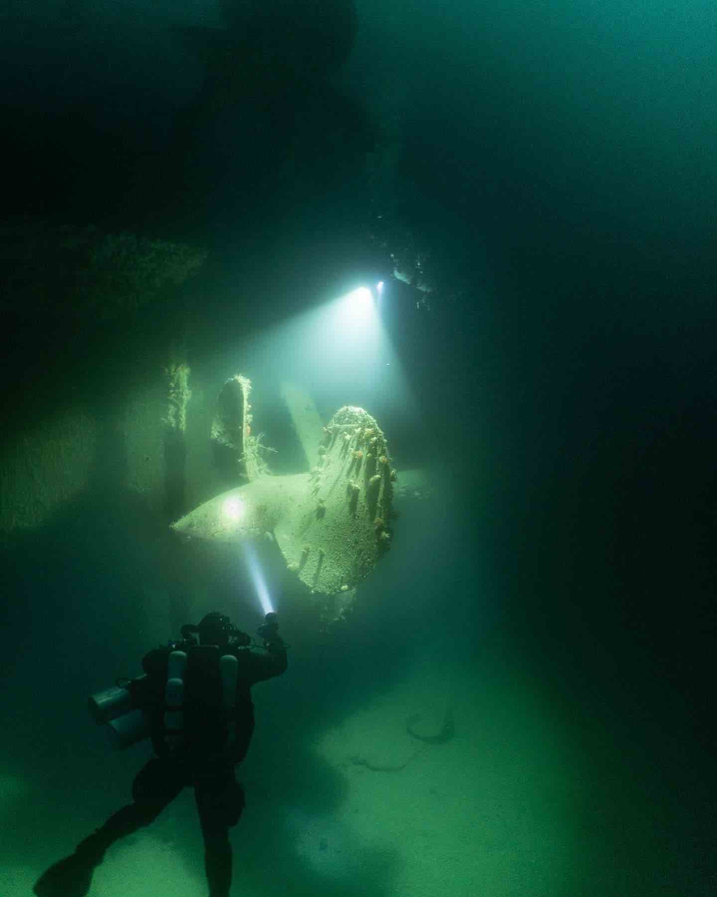 z12 Erich Giese propellrar vrak - Divenarvik - Bästa dykningen i Narvik