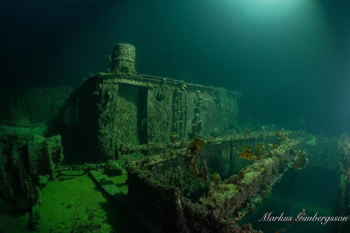 The wreck M/S Stråssa - Narvik