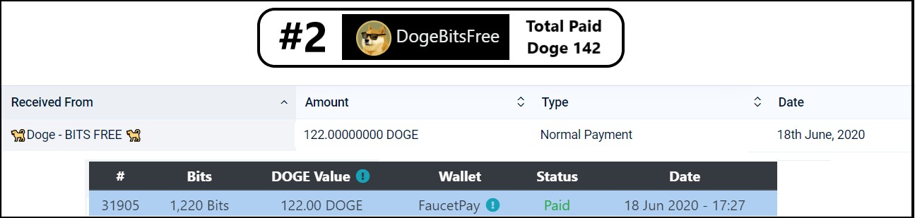 pagamento dogebitsfree