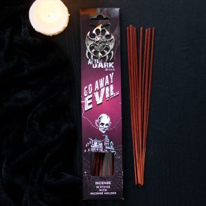 Go Away Evil Incense Stick with Holder