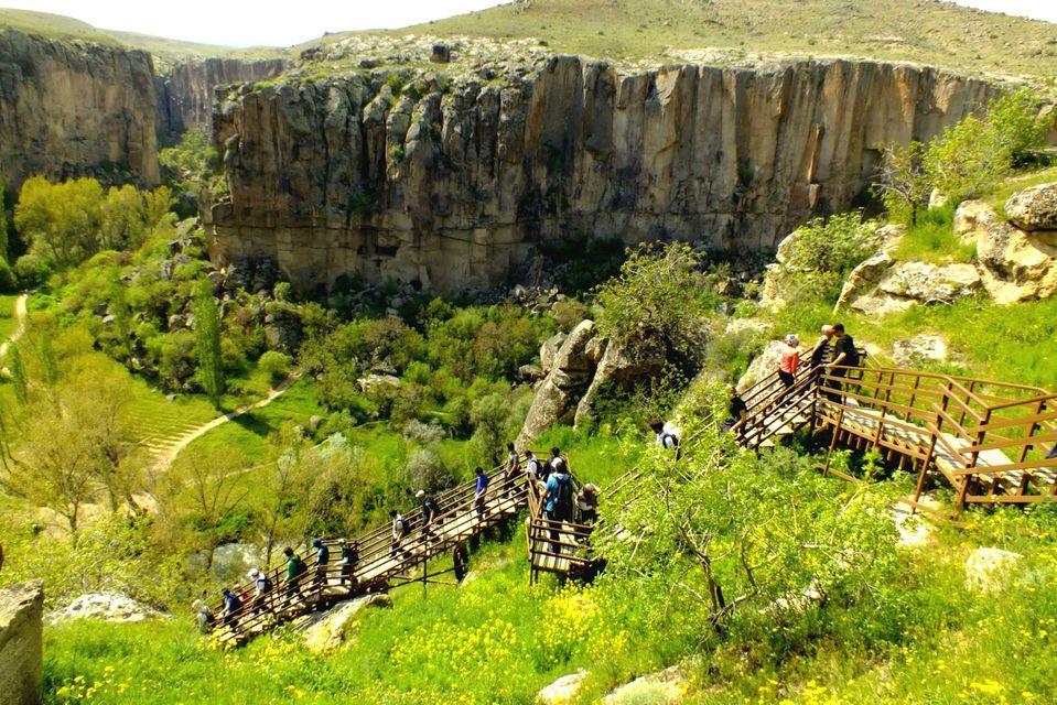 Ihlara Valley contains great hiking excursions with its nature and cave churches