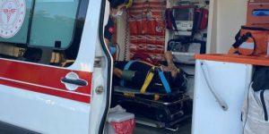 Polis baba ile kızı paramotordan düşerek yaralandı
