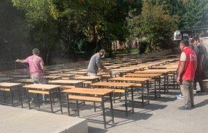 22 okulun bin 400 sıra ve masası onarıldı