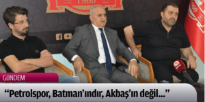 Petrolspor Kulübü Başkanı Abdulvahap Akbaş