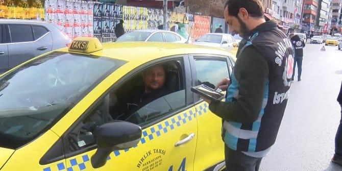 taksicilere ceza yağdı