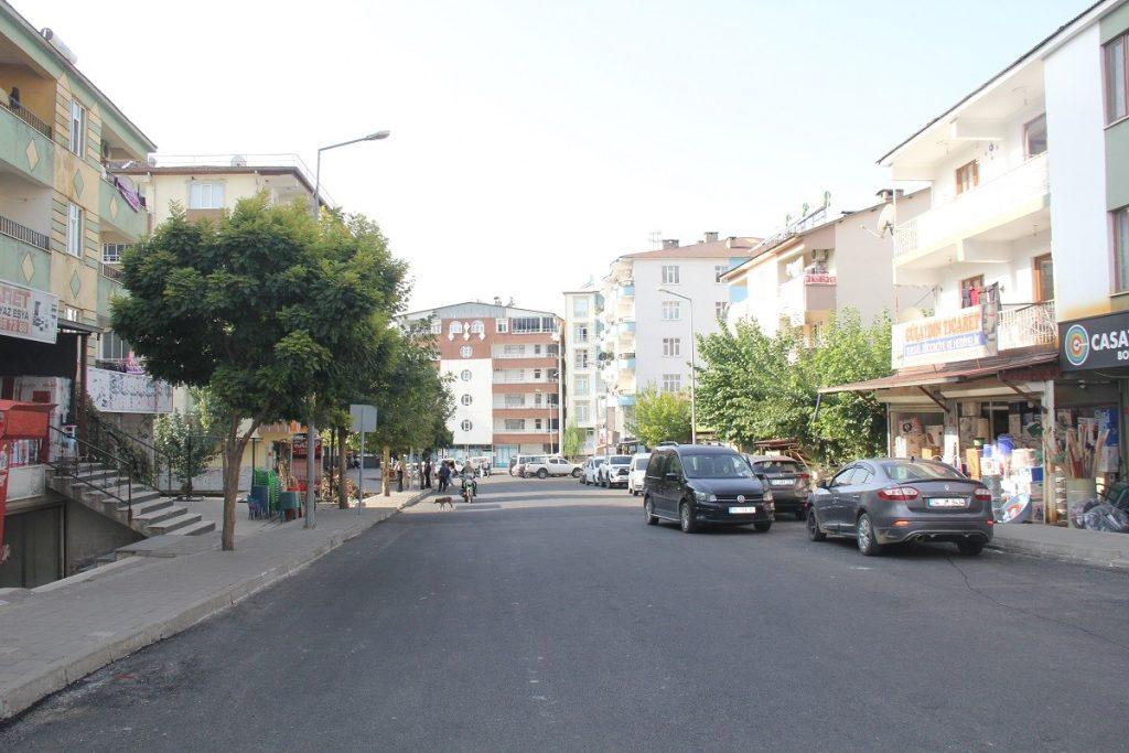 Diyarbakır caddesinde asfalt çalışmaları