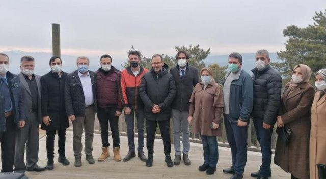 Bakan Kasapoğlu, Murat Dağı Termal Kayak Merkezi'ni ziyaret etti