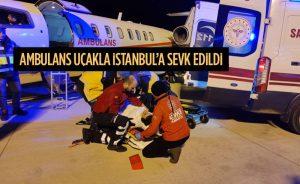 Sergen Deveci ambulans uçakla İstanbul’a getirildi
