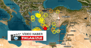 Akdeniz’de korkutan deprem