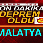 Son Dakika Malatya’da 4.3 deprem! AFAD deprem