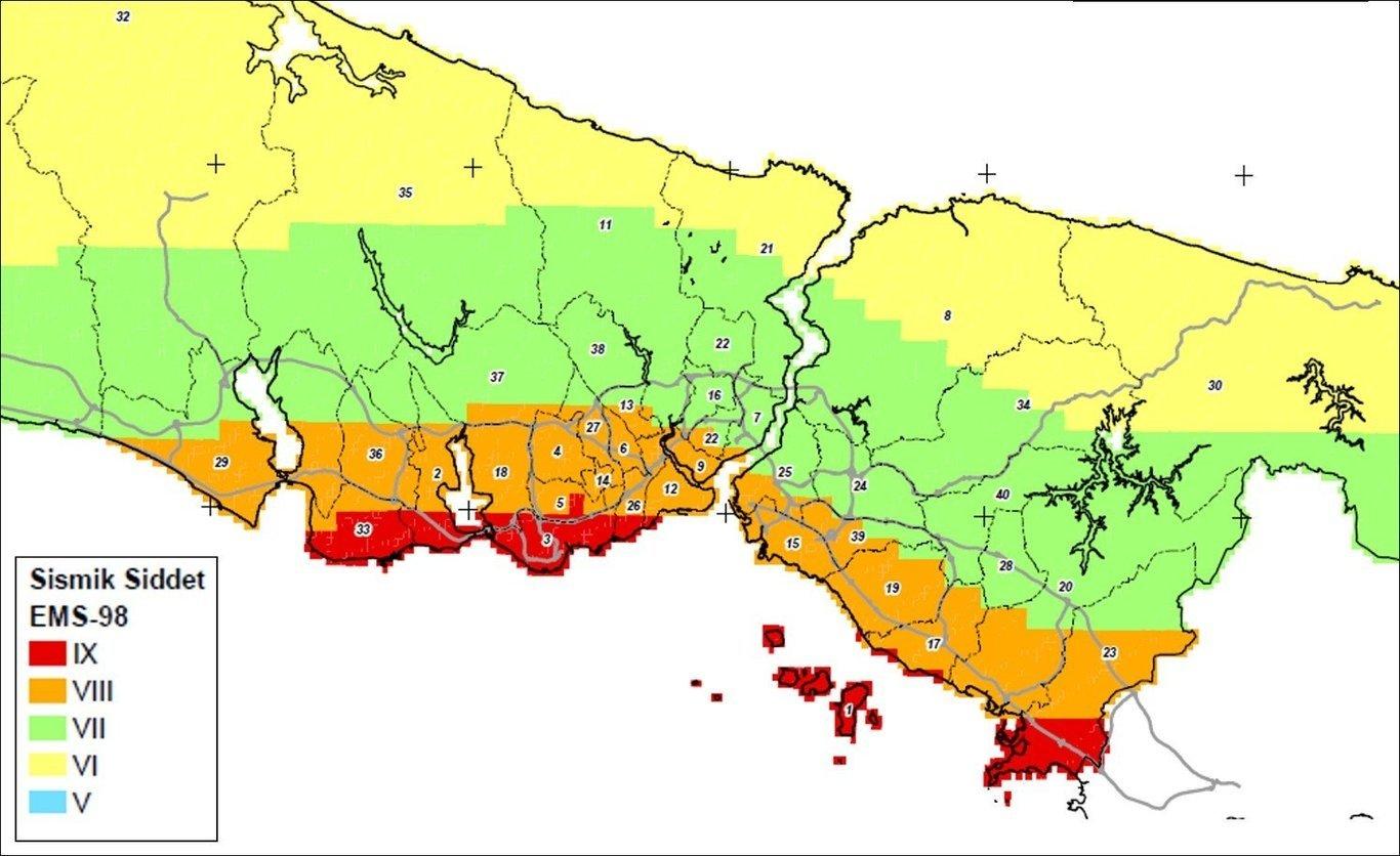 İstanbul'un kırmızı listesi! Mahalle mahalle deprem riski taşıyan ilçeler