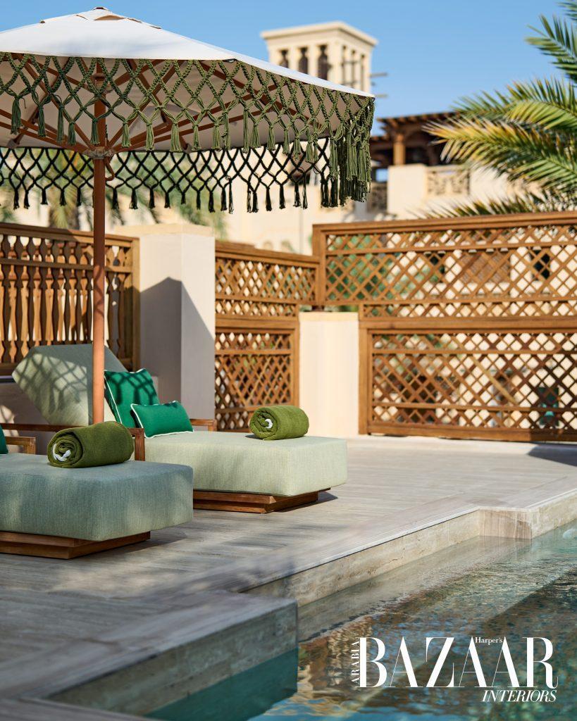 Magical Moments: Inside Jumeirah Dar Al Masyaf ’s Newly Revived Malakiya Villas 30 Serenity and sun fill the pool areas of the Malakiya Villas which promise an environment with total relaxation