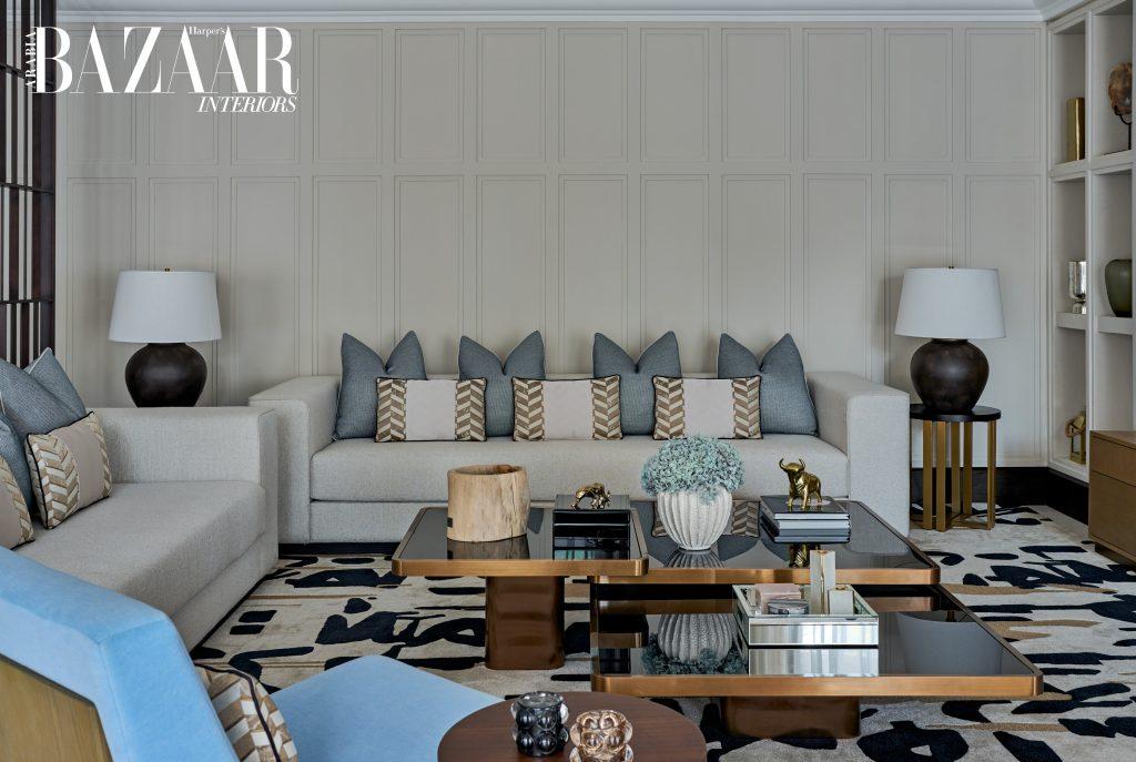 Magical Moments: Inside Jumeirah Dar Al Masyaf ’s Newly Revived Malakiya Villas 21 Contrast, complementary hues, textural nuances and unassuming silhouettes come together to deliver an inviting space