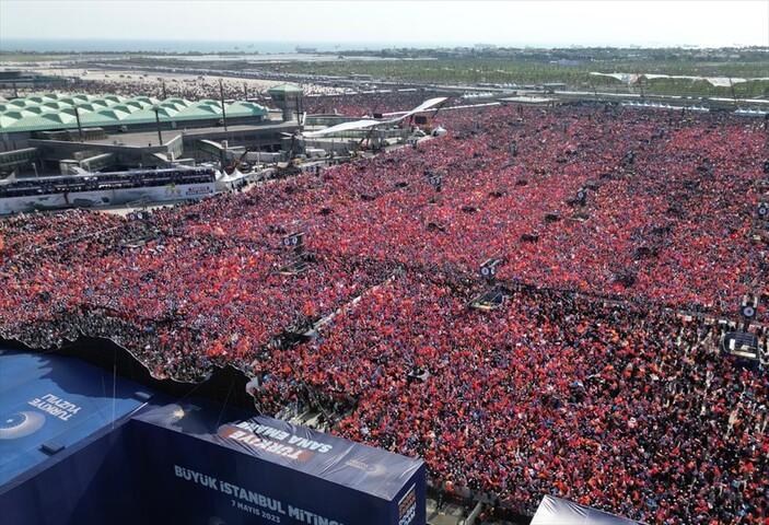 Cumhurbaşkanı Erdoğan 'Büyük İstanbul Mitingi'ne katılım sayısını açıkladı