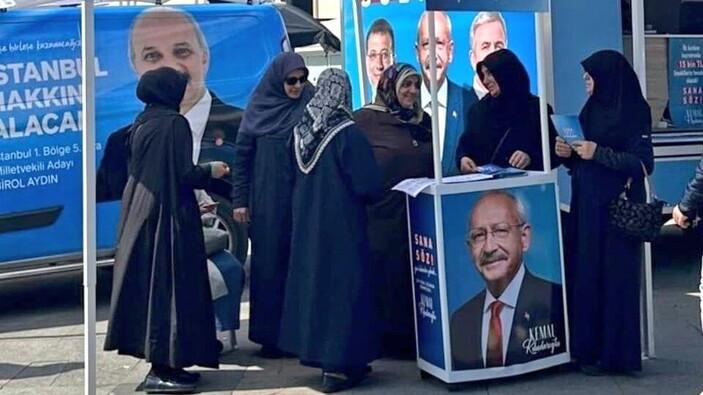 Saadet Partisi'nin kadın üyeleri Kılıçdaroğlu'na oy istedi