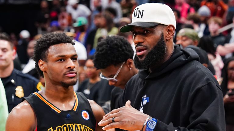 LeBron James' son Bronny in stable condition after suffering cardiac arrest in training with University of Southern California | NBA News | Sky Sports