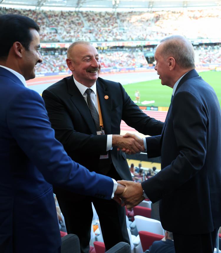 </p>
<p>Başkan Erdoğan, başkent Budapeşte'de Dünya Atletizm Şampiyonası etkinliklerinin bir bölümüne katıldı.</p>
<p>