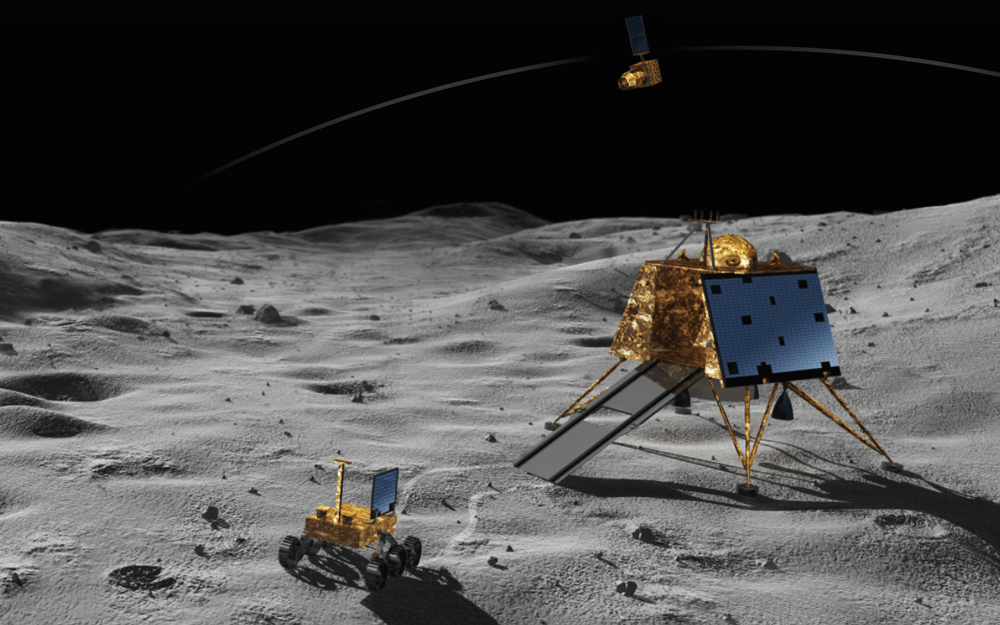 India's second lunar mission to explore the south pole of the moon