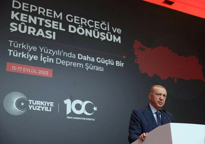 Cumhurbaşkanı Recep Tayyip Erdoğan, Deprem Gerçeği ve Kentsel Dönüşüm Şurası'na katıldı