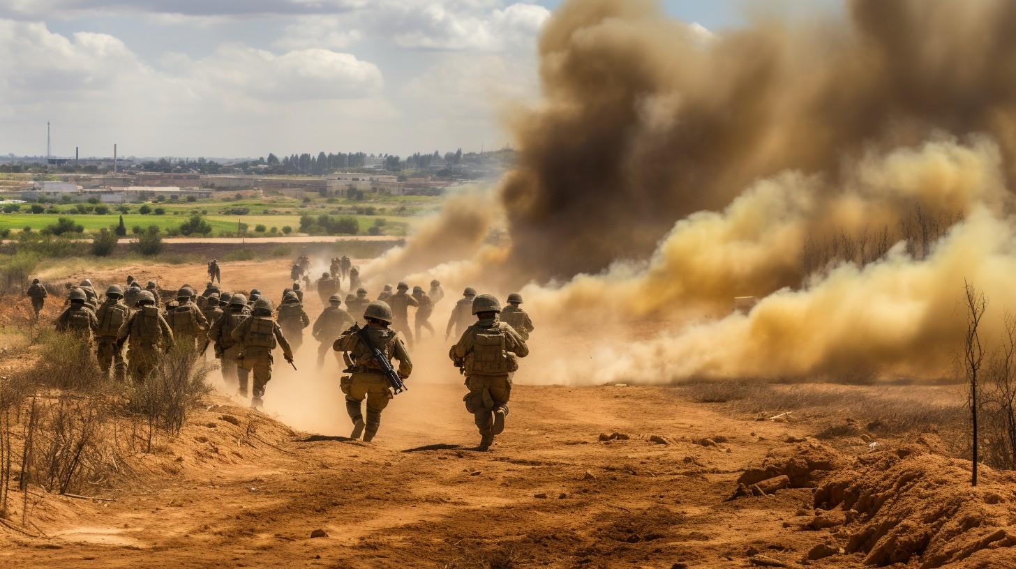 Israeli Forces Prepare for Ground Invasion on Gaza Border