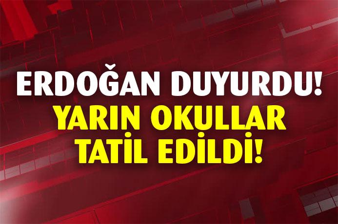 Erdoğan: 30 Ekim'de ilkokul ortaokul ve liseler tatil edildi 1 cdc38423 57e2 4c43 b52c ba2b07977c63