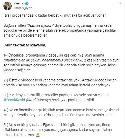 İsrail’den çıplak gözaltı skandalına kılıf! Kara propaganda madde madde deşifre edildi