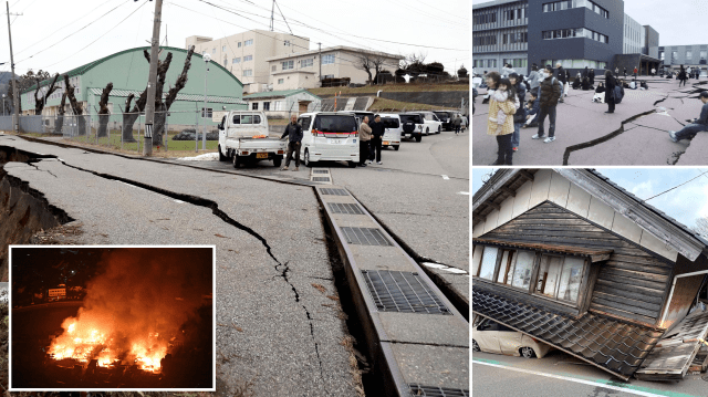 Japonya'da 7.6 büyüklüğünde deprem
