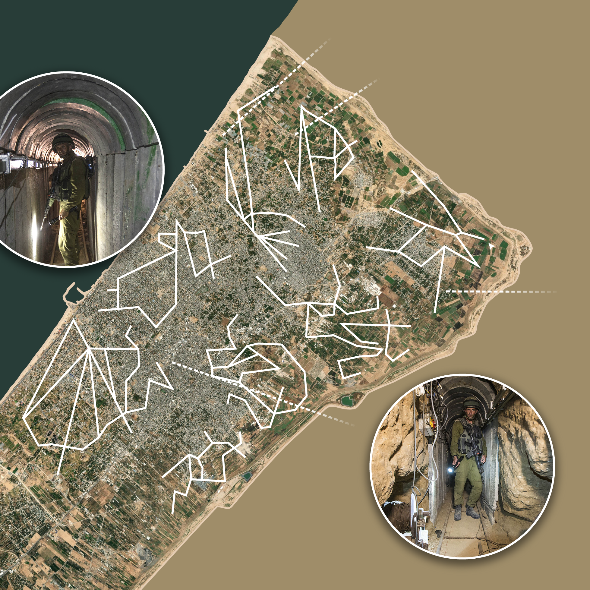 The web of Gaza tunnels complicating Israel's possible ground invasion