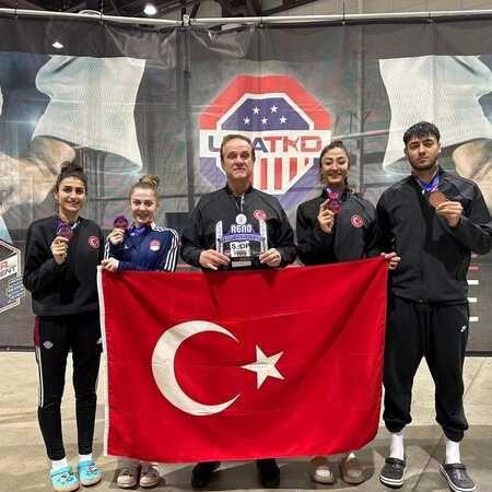 Milli tekvandocular Amerika’da üçüncü oldu