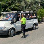 Alanya’da jandarma sürücüleri AFFETMEDİ