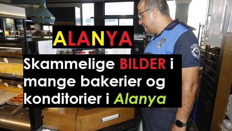 Skammelige BILDER i mange bakerier og konditorier i Alanya