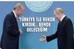 Erdoğan Astana'da, Rusya Devlet Başkanı Vladimir Putin ile bir araya geldi.