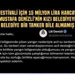 Ot festivaline 15 milyon lira harcayan CHP’li..