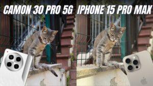 TECNO CAMON 30 Pro 5G vs iPhone 15 Pro Max | Hangisi daha iyi portre çekiyor?