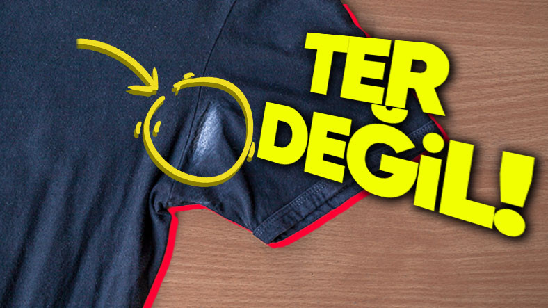 Deodorantların Bazı Kıyafetlerde Neden Beyaz Leke Bıraktığını Açıklıyoruz! (Niye Her Giyside Olmuyor?)