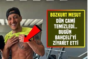 Dün cami temizleyen Mesut Özil bugün Bahçeli'ye gitti