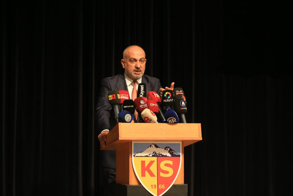 Kayserispor Kulübü Başkanlığı'na yeniden Ali Çamlı seçildi