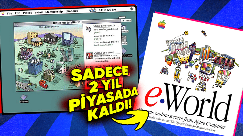 Yazılım Alanında Birçok Yeniliğe İmza Atan Apple’ın eWorld İsimli Çevrim İçi Platformu Neden Büyük Bir Başarısızlık Oldu? (Yanlışlar Silsilesinin Kurbanı Olmuş!)