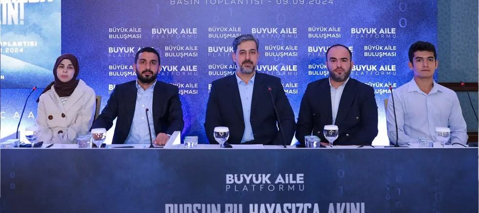 Büyük Aile Platformu’ndan "Büyük Aile Buluşması ve Sessiz Yürüyüş" öncesi basın toplantısı