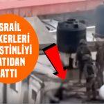 İsrail askerleri şehidin naaşını çatıdan attı