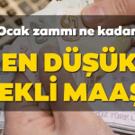 Emekli maaşlarına Ocak zammı ne kadar olacak?