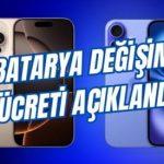 iPhone 16 Pro pil değişim ücreti uçuyor! iPhone 16 batarya değişimi çok pahalı!