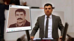 DEM'li vekil Ömer Öcalan'dan skandal paylaşım